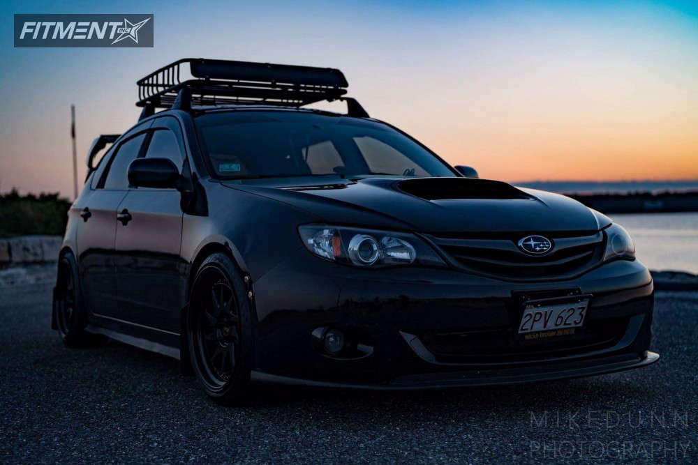 2011 Subaru Impreza Outback Sport with 18x9.5 ESR Sr07 and Nankang 245x45  on Coilovers | 298979 | Fitment Industries