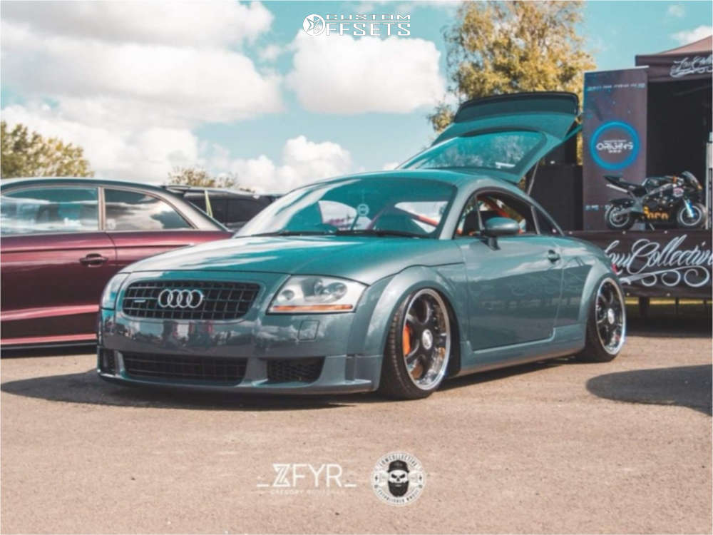 2003 Audi TT Quattro with 18x8.5 35 ABT A26 and 205/40R18 Achilles Atr  Sport and Air Suspension | Custom Offsets