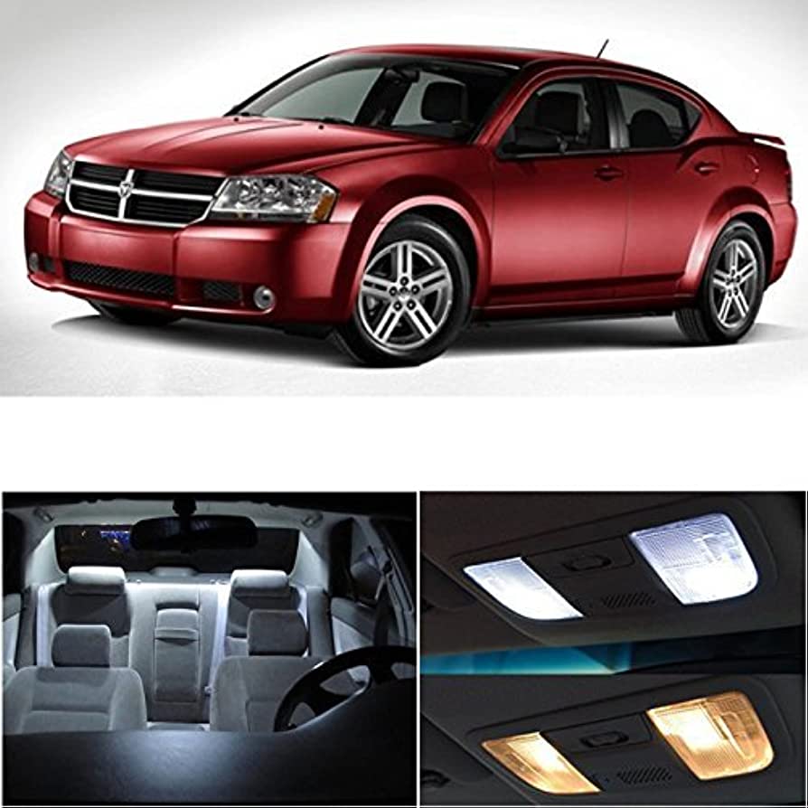 Amazon.com: LEDpartsNow Interior LED Lights Replacement for 2008-2012 Dodge  Avenger Accessories Package Kit (10 Bulbs), WHITE : Automotive