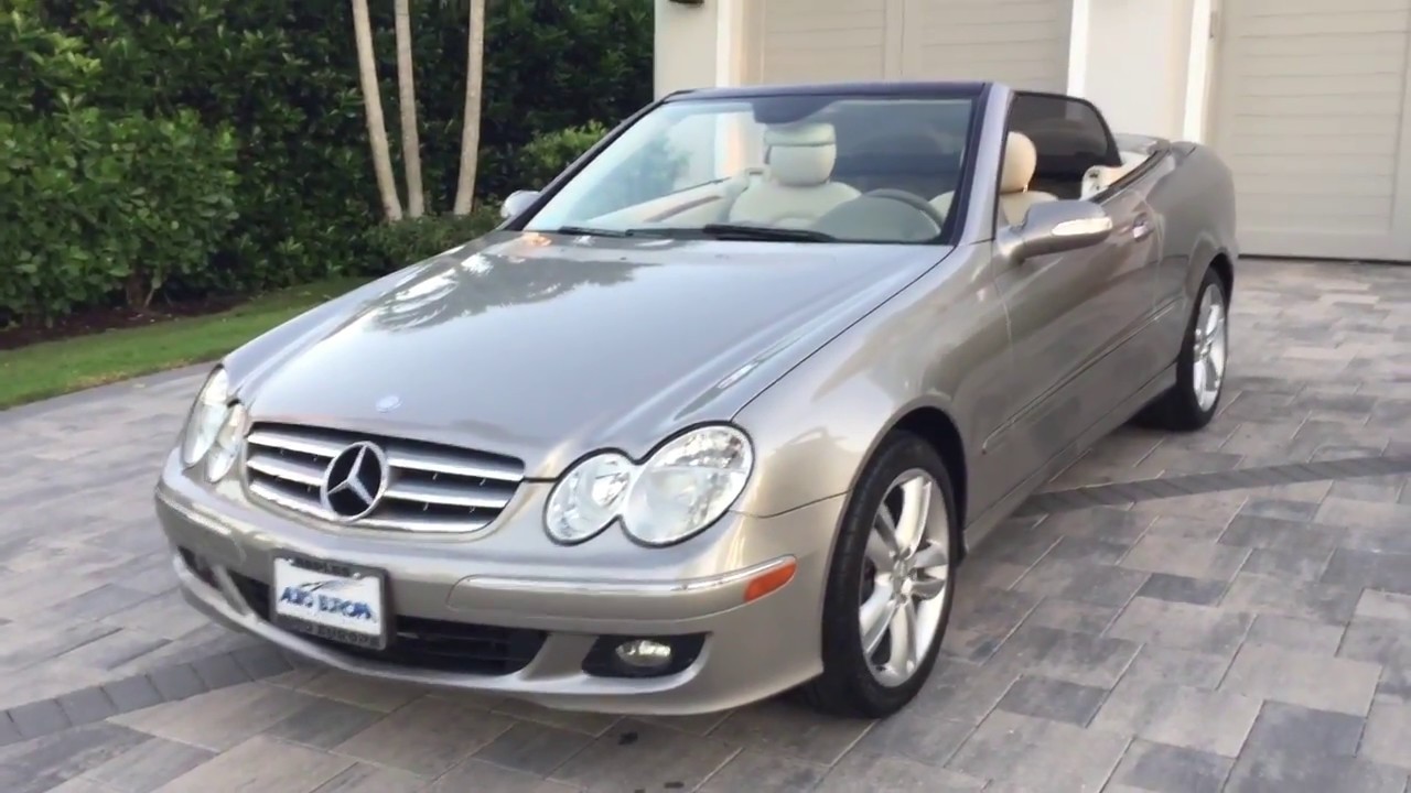 2006 Mercedes Benz CLK350 Cabriol Review and Test Drive by Bill Auto Europa  Naples - YouTube
