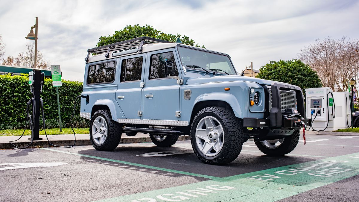 The Land Rover Defender with the Heart of a Tesla