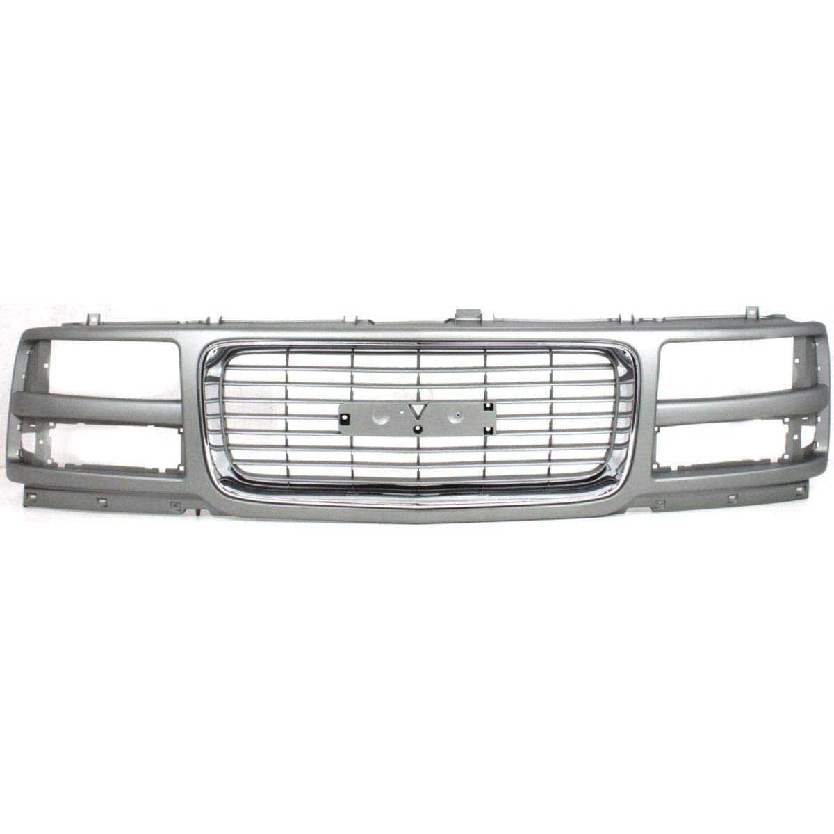 Amazon.com: Fitrite Autoparts New Grille For 1996-2002 GMC Savana Van,  Painted Gray Shell and Insert, Base/SL/SLE Models, With Chrome Insert  Opening Molding, With Composite HL GM1200528 15037244 : Automotive