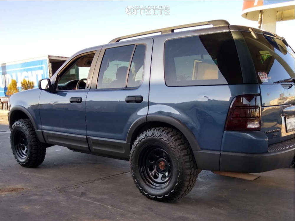 2003 Ford Explorer with 17x8 -6 Pro Comp Series 97 and 265/70R17 Thunderer  Trac Grip M/t and Suspension Lift 3" | Custom Offsets