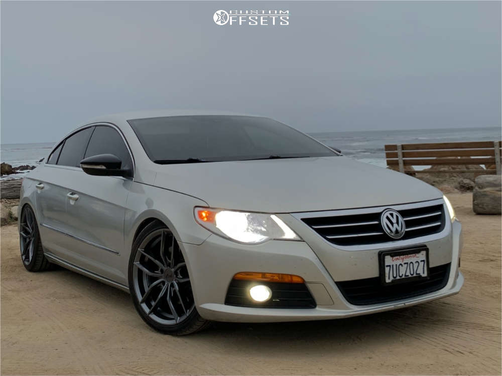 2010 Volkswagen CC with 18x9 32 Niche Vosso and 255/35R18 Ironman Radial Ap  and Coilovers | Custom Offsets