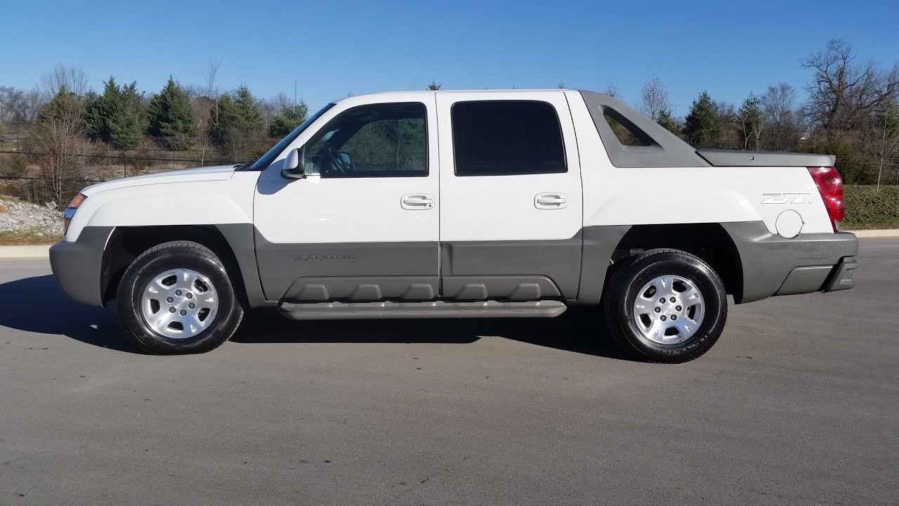 sold.2002 CHEVROLET AVALANCHE 4X4 Z71 1 OWNER 172K SUMMIT WHITE FOR SALE  855-507-8520 - YouTube