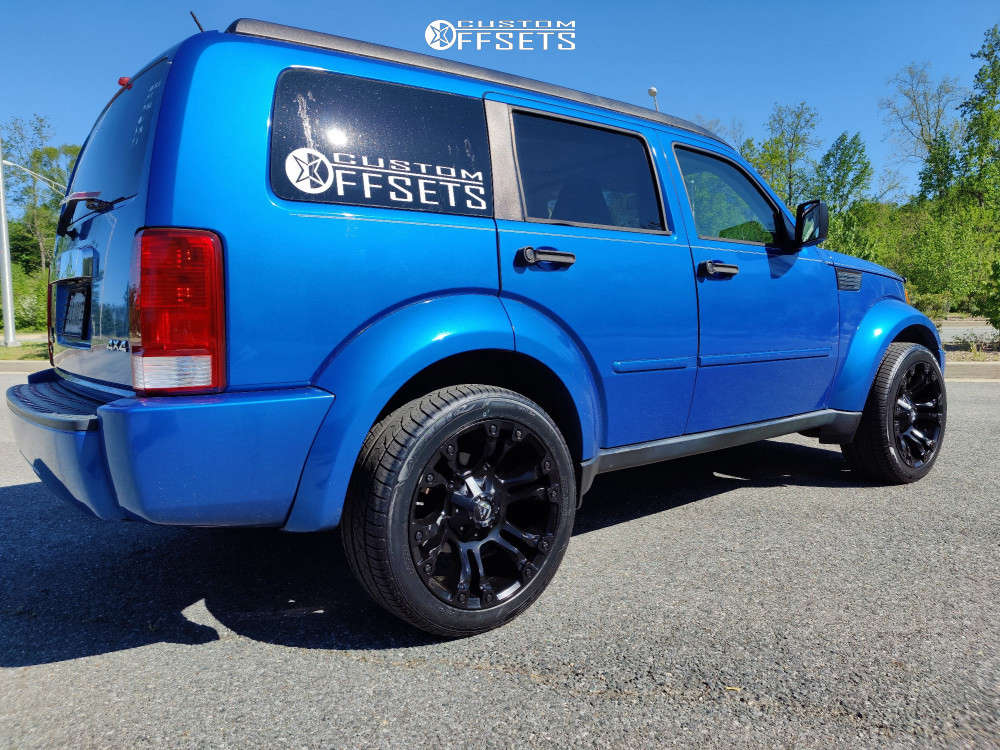 2007 Dodge Nitro with 20x9 1 Fuel Vapor and 255/45R20 Nitto Nt421q and  Stock | Custom Offsets