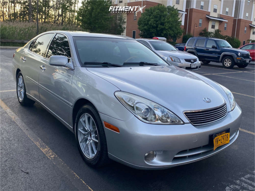 2006 Lexus ES330 Base with 17x7.5 Advanti Racing Hybris and Michelin 215x55  on Stock Suspension | 2322946 | Fitment Industries