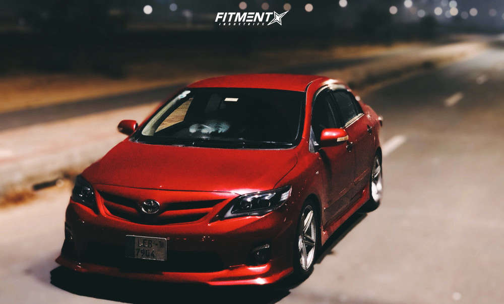 2012 Toyota Corolla XRS with 17x8 Vossen Cv5 and BFGoodrich 215x50 on  Coilovers | 1443147 | Fitment Industries