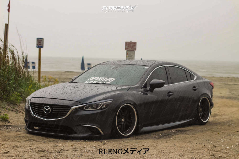 2016 Mazda 6 Grand Touring with 19x10 VIP Modular VR03 and Federal 235x35  on Air Suspension | 771023 | Fitment Industries