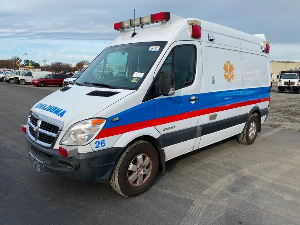 2009 Dodge Sprinter 2500 Ambulance (Unit #26) | Commercial Trucks Emergency  Vehicles Ambulances | Online Auctions | Proxibid