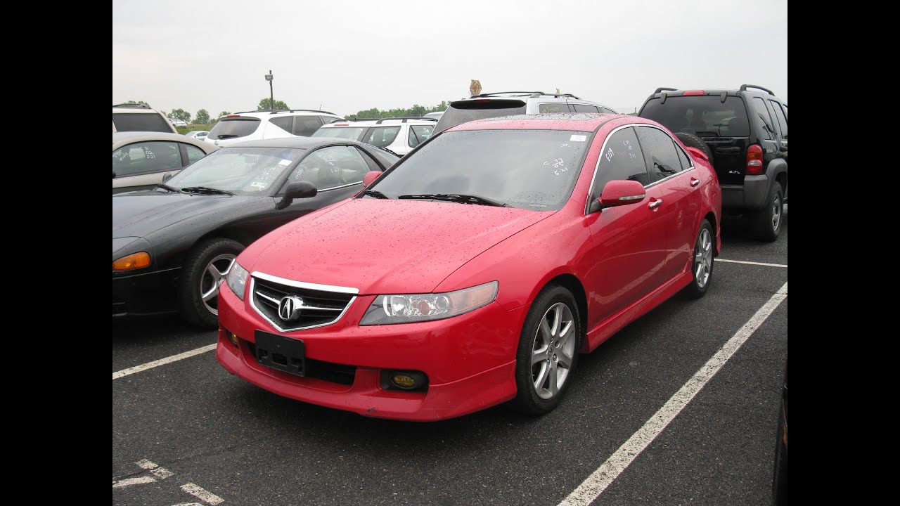 2005 Acura TSX Start Up, Rev, and Tour - YouTube