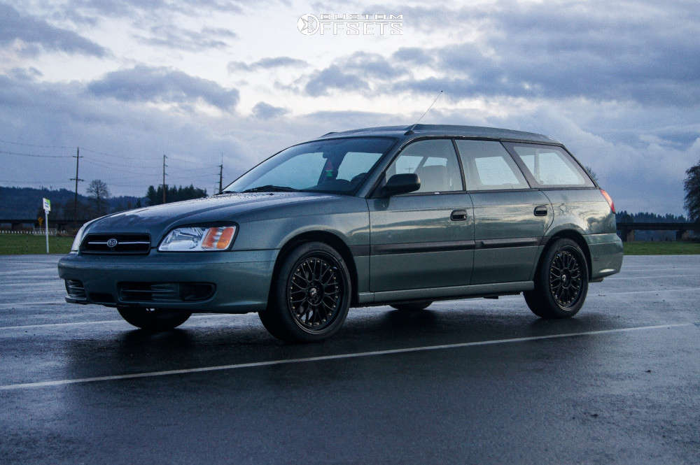 2000 Subaru Legacy with 18x8.5 35 XXR 521 and 225/40R18 Nankang NS-25 and  Stock | Custom Offsets