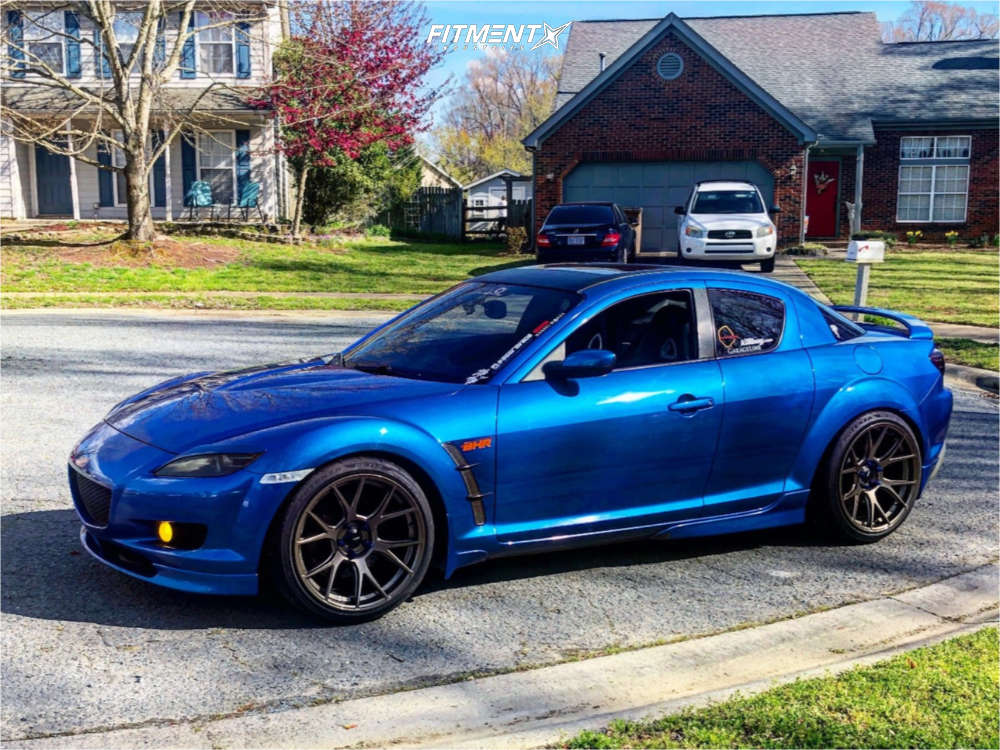 2005 Mazda RX-8 Base with 19x10.5 Konig Ampliform and Bridgestone 245x35 on  Coilovers | 648362 | Fitment Industries