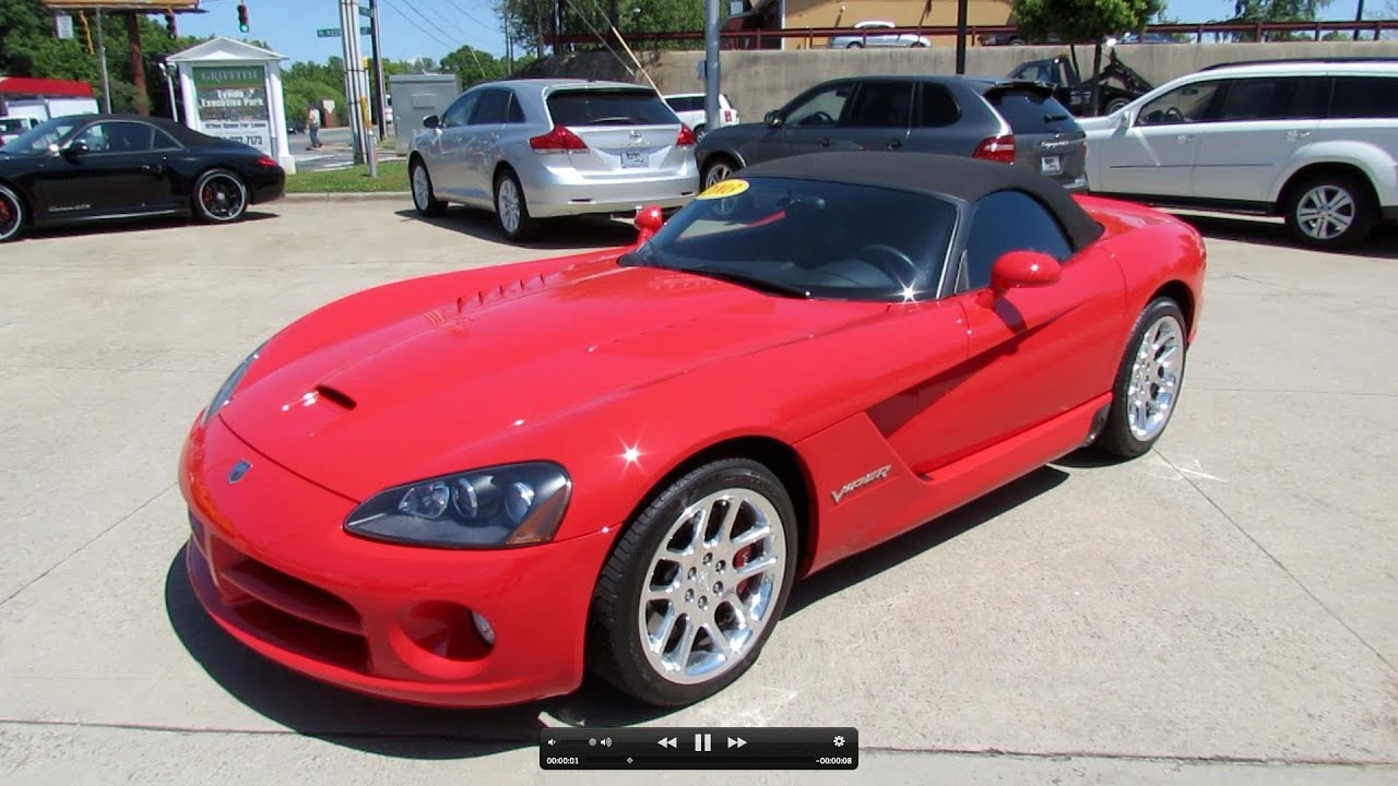 2003 Dodge Viper SRT-10 Start Up, Exhaust, and In Depth Review - YouTube