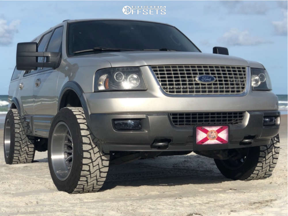 2004 Ford Expedition with 20x12 -40 Asanti Offroad Ab815 and 33/12.5R20  Toyo Tires Open Country R/T and Leveling Kit | Custom Offsets