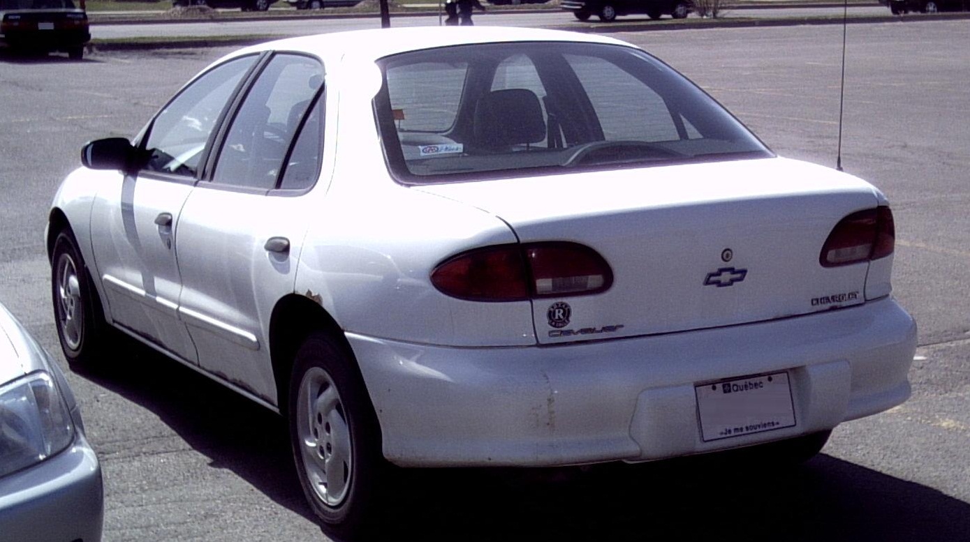 File:'95-'98 Chevrolet Cavalier Sedan -- Rear.jpg - Wikimedia Commons
