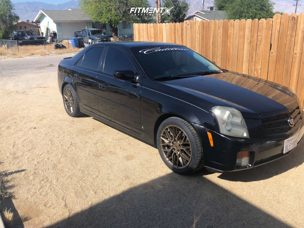2007 Cadillac CTS Base with 18x8.5 Niche Gamma and Falken 245x40 on Stock  Suspension | 1150891 | Fitment Industries