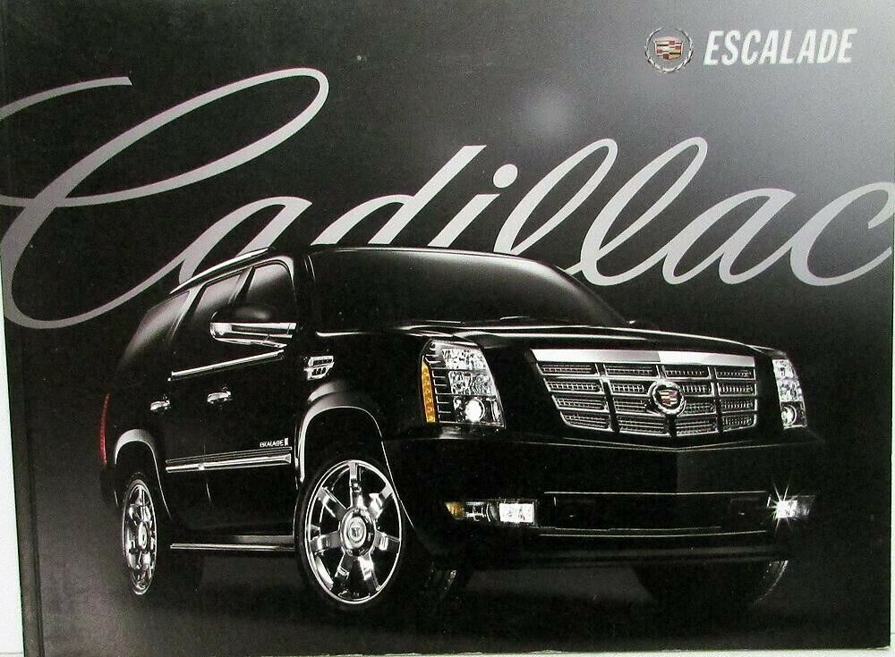 2009 Cadillac Escalade Hybrid Plantinum ESV EXT Sales Brochure Oversized  Orig | eBay