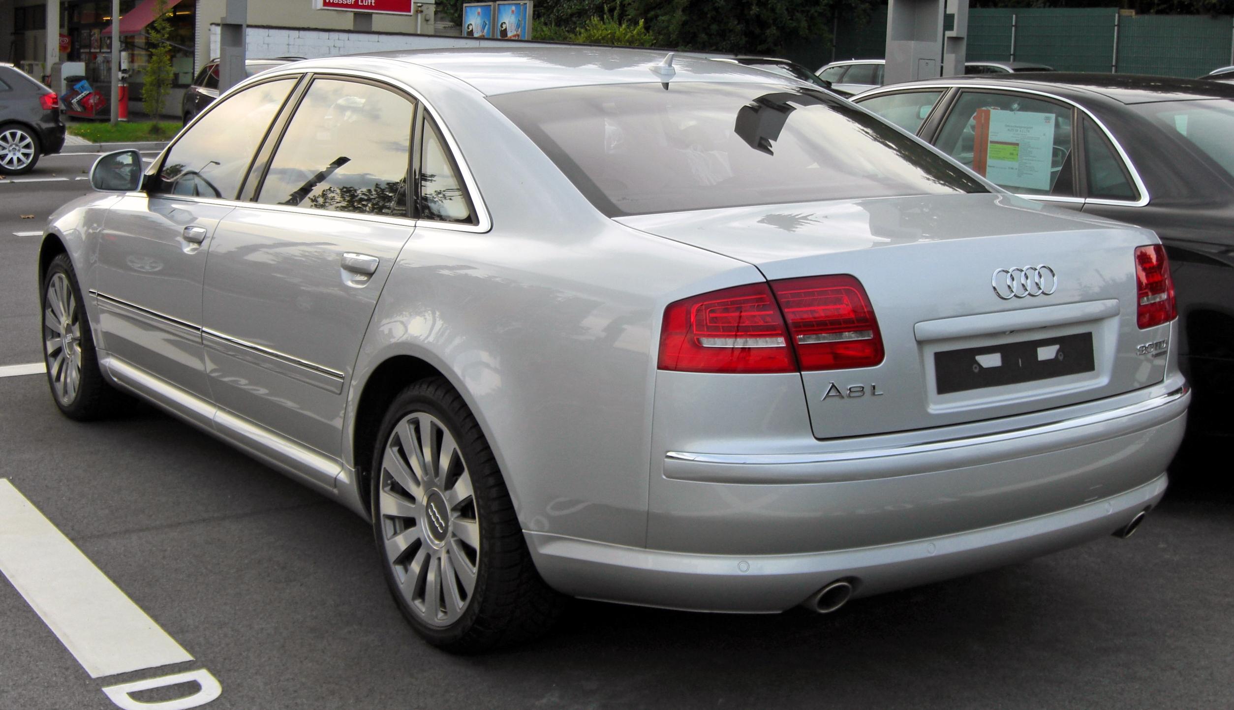 File:Audi A8 L D3 II.Facelift 20090720 rear.JPG - Wikimedia Commons