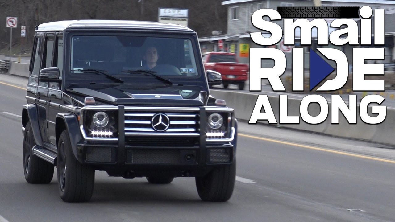 2017 Mercedes-Benz G-Class G 550 4MATIC SUV - Smail Ride Along - Review &  Test Drive - YouTube