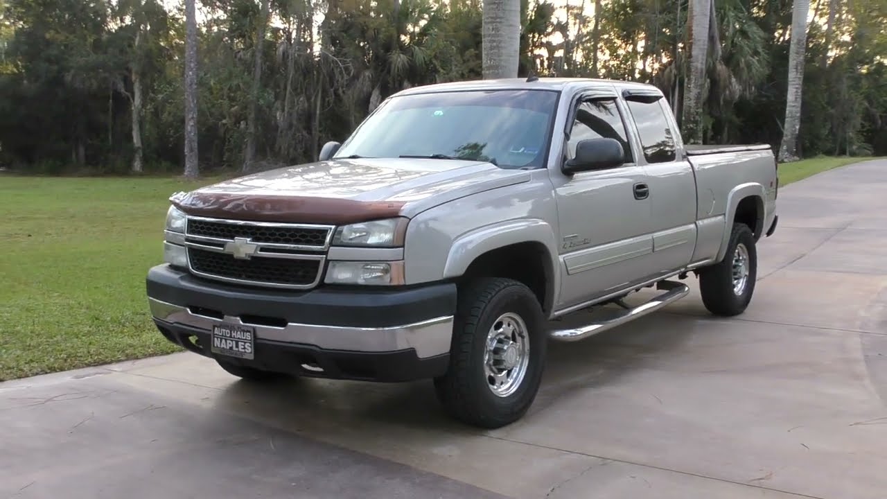 This 2006 Chevrolet 2500HD Silverado is a Holy Grail Diesel, with the 6.6  LBZ Duramax and Allison - YouTube