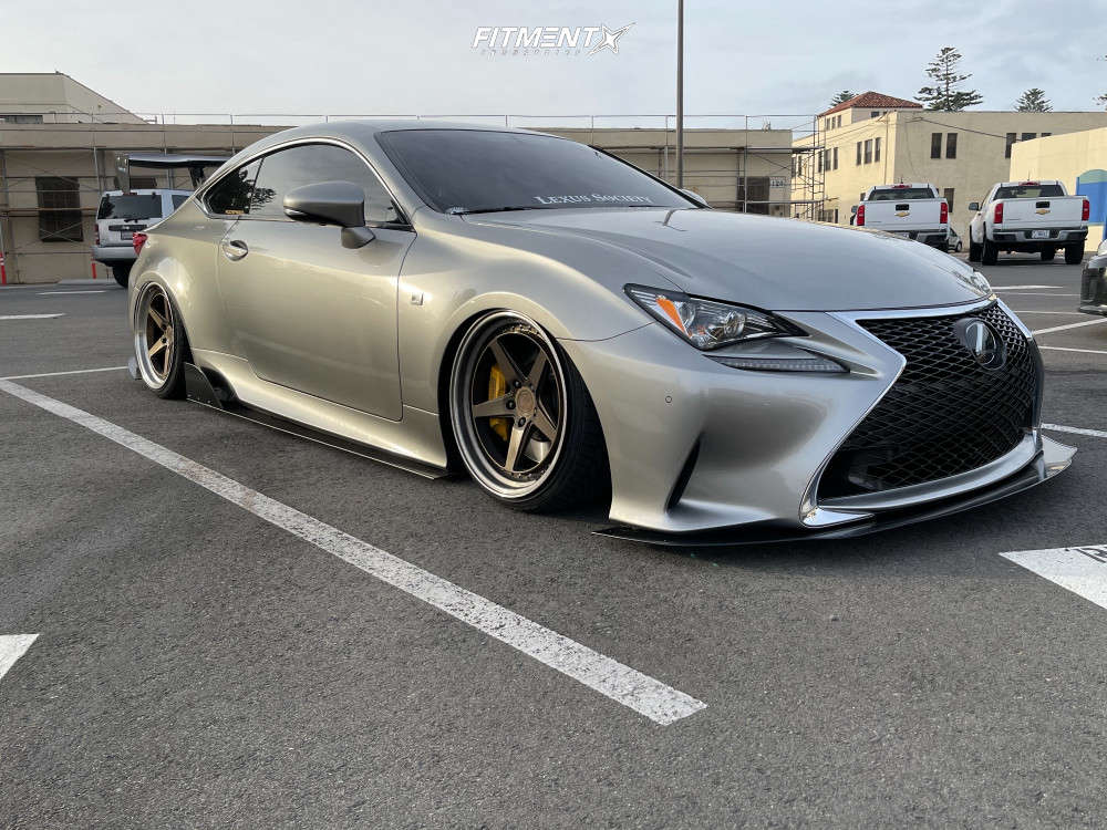 2017 Lexus RC200t F Sport with 19x9.5 Aodhan Ds05 and Achilles 225x35 on  Air Suspension | 1519874 | Fitment Industries