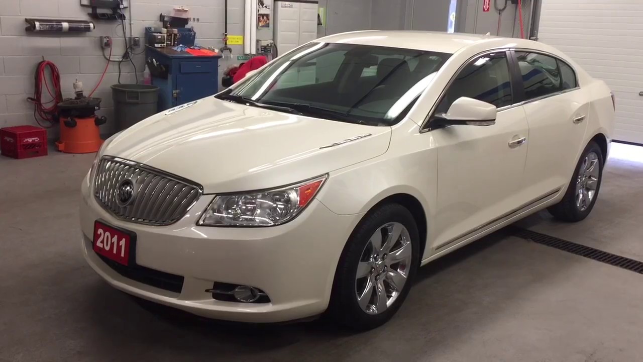 2011 Buick LaCrosse 4dr Sdn CXL FWD Diamond White Tricoat Roy Nichols  Motors Courtice On - YouTube