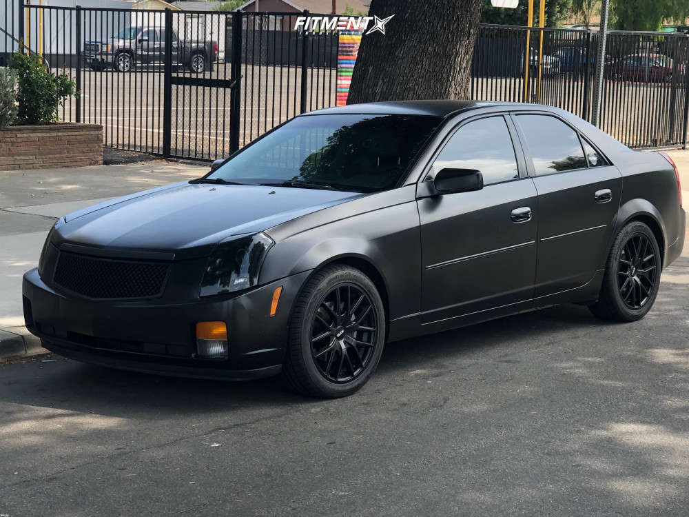 2004 Cadillac CTS Base with 18x9.5 Touren Tr60 and Hankook 235x35 on Stock  Suspension | 1839326 | Fitment Industries