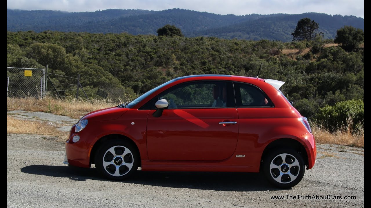 2013-2014 Fiat 500e Electric Review and Road Test - YouTube