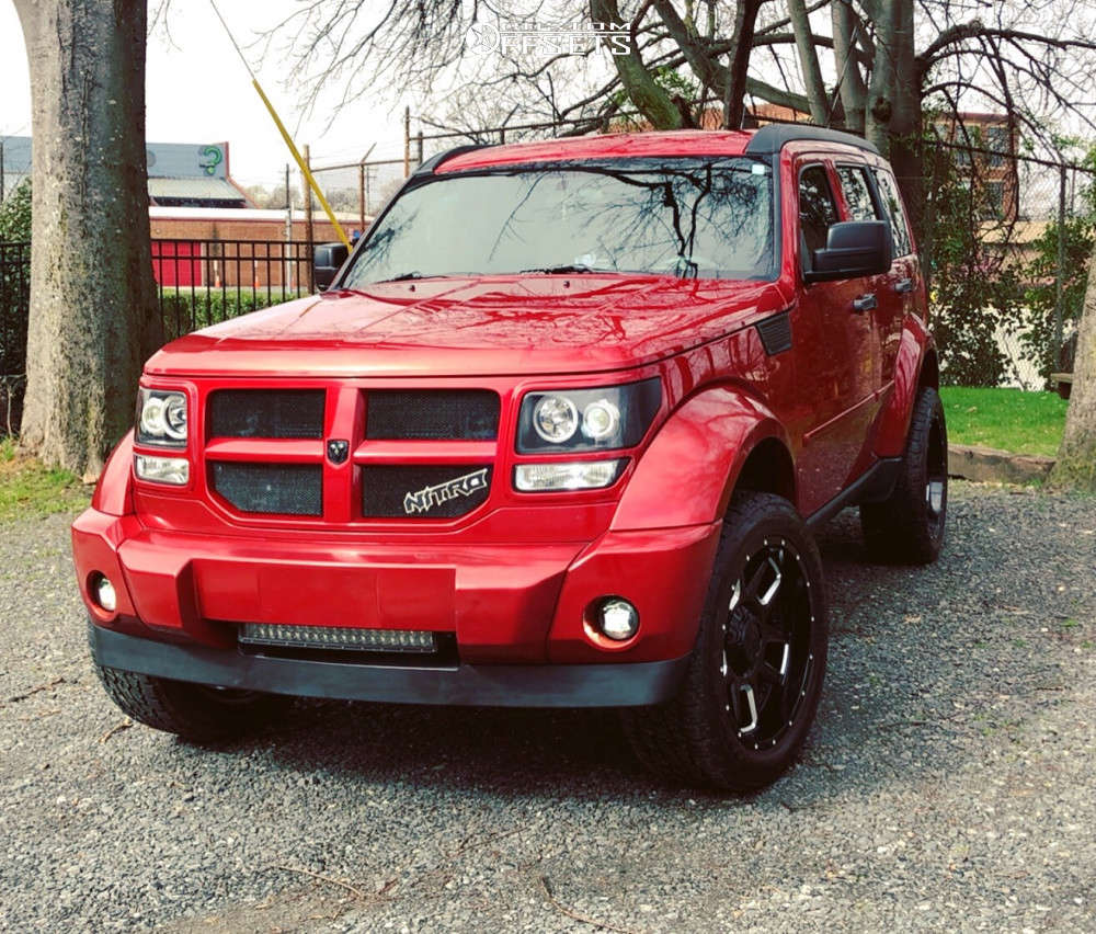 2011 Dodge Nitro with 20x9 Gear Off-Road Armor and 265/50R20 Nitto Terra  Grappler G2 and Suspension Lift 3" | Custom Offsets