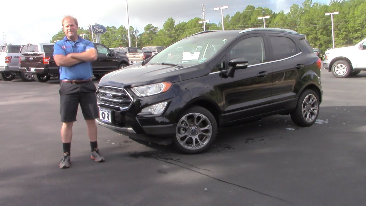 Is The 2019/2020 Ford Ecosport Titanium The Best Fuel Saving, Advanced, And  Fun Sub Compact SUV? - YouTube