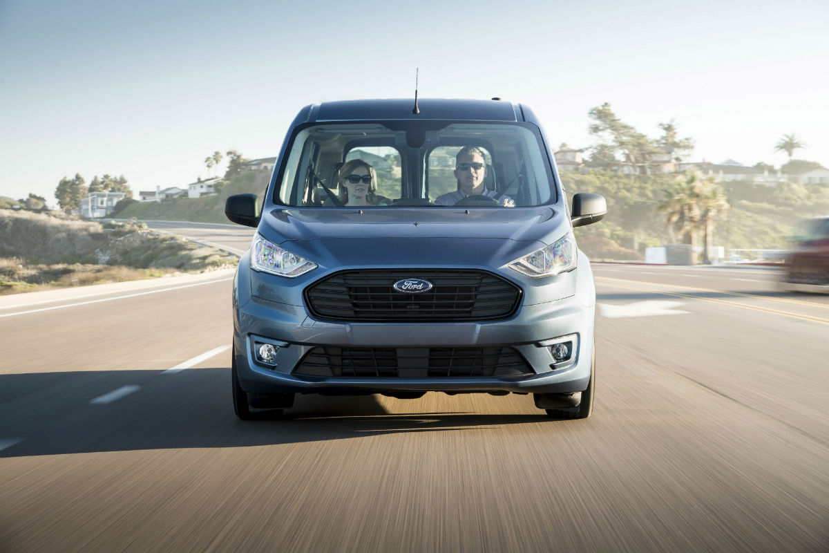 front-view-of-a-blue-2019-Ford-Transit-Connect-Wagon_o - Brandon Ford