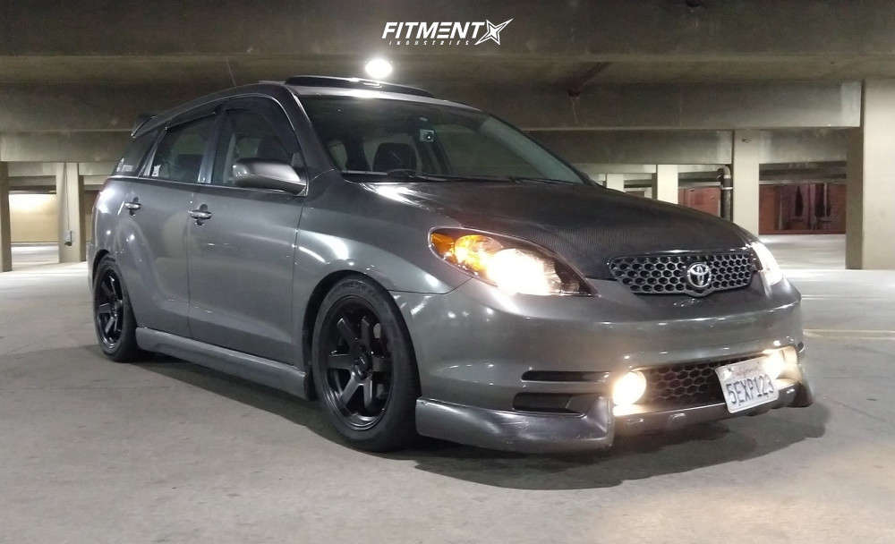 2004 Toyota Matrix XRS with 17x8 AVID1 AV6 and General 235x45 on Coilovers  | 1107200 | Fitment Industries