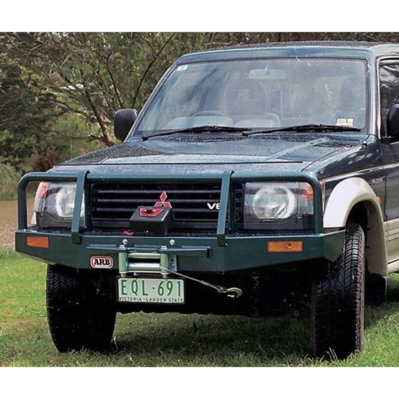 ARB 3434030 Deluxe Front Bumper with Bull Bar for Mitsubishi Montero 1991- 1997 | Bumper Superstore