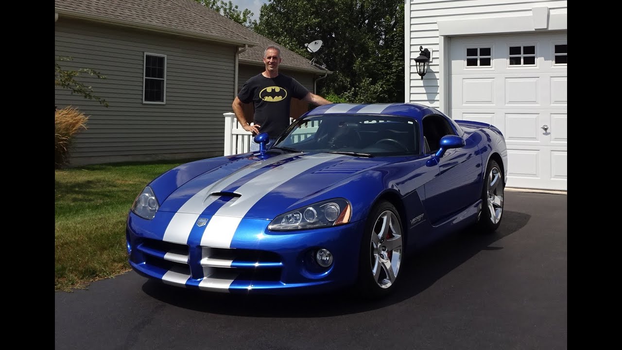 2006 Dodge Viper SRT 10 Coupe in Blue with Engine Start Up & Ride on My Car  Story with Lou Costabile - YouTube