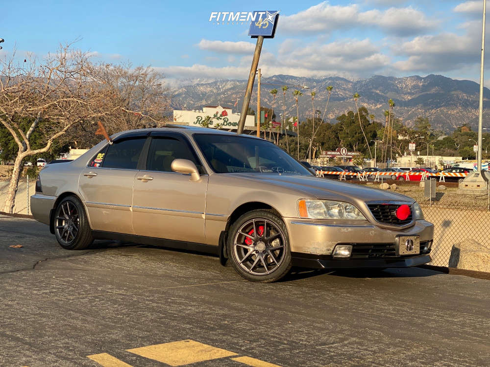 2000 Acura RL Premium with 17x8 Niche Targa and Kumho 225x45 on Stock  Suspension | 888707 | Fitment Industries