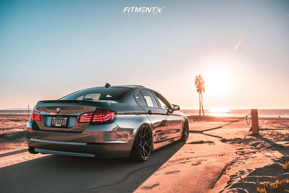 2013 BMW 528i Base with 20x9.5 Rotiform Kps and Zeta 245x35 on Coilovers |  1049489 | Fitment Industries