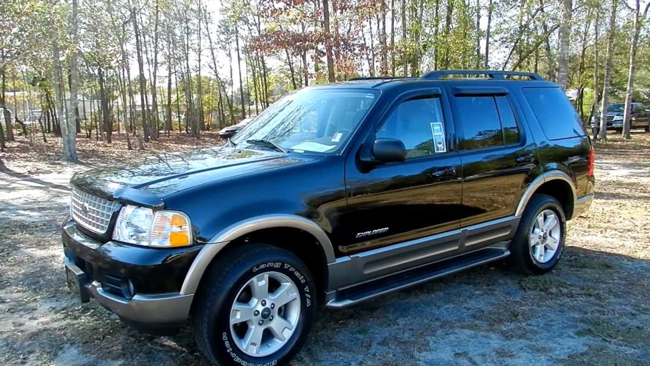 2004 FORD EXPLORER EDDIE BAUER * LEATHER * MOONROOF* FOR SALE @ RAVENEL FORD  - YouTube