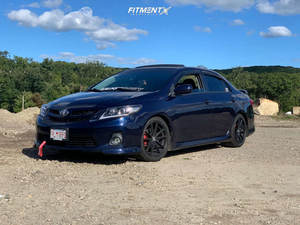 2011 Toyota Corolla S with 17x8 Konig Oversteer and Toyo Tires 215x45 on  Coilovers | 1903998 | Fitment Industries