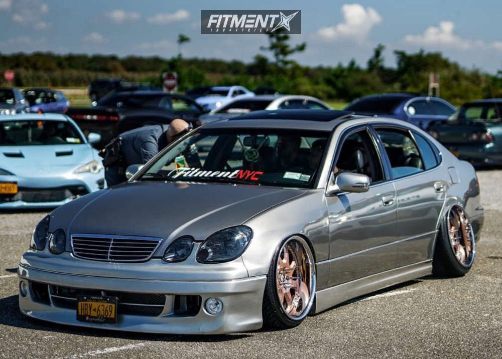2001 Lexus GS300 Base with 19x9.5 VIP Modular Vr12 and Federal 215x35 on  Air Suspension | 479986 | Fitment Industries
