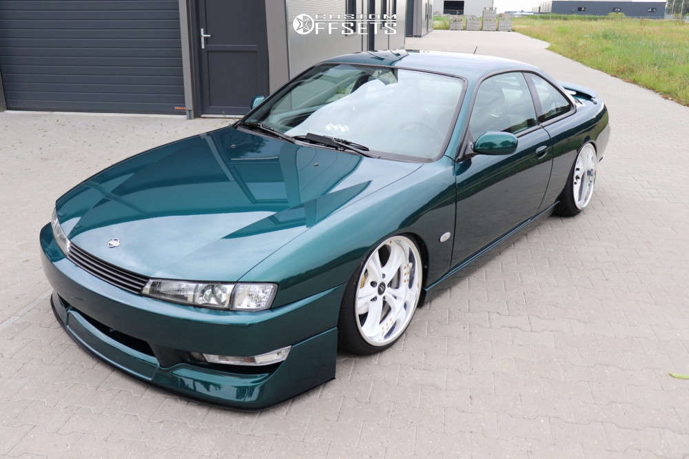 1998 Nissan 200SX with 18x9 10 Weds Cerberus Iii and 215/35R18 Jinyu Yugi  and Air Suspension | Custom Offsets