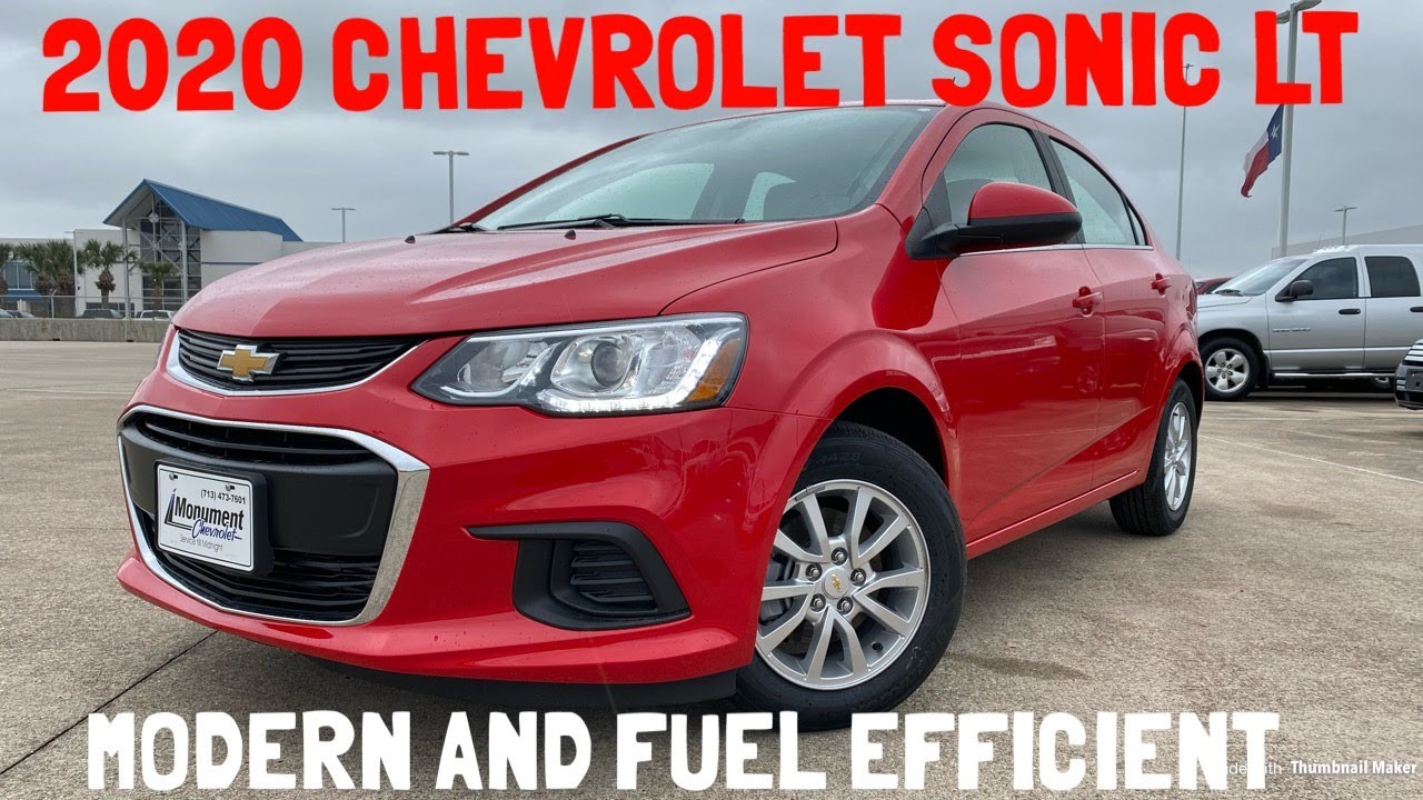 2020 Chevrolet Sonic LT 1.4L 4CYL: Start up & Review - YouTube