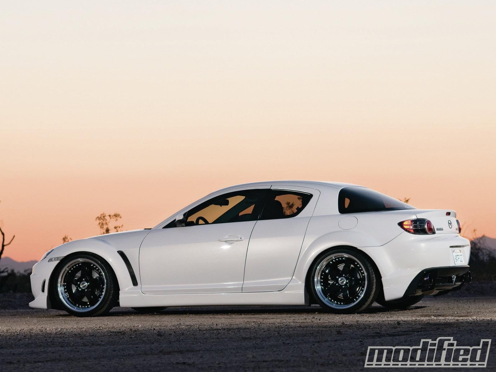 For the rotary fans here's a '07 Mazda RX-8, for the full story click here:  www.modified.com/features/modp-1109-2007-mazda-rx-8/ - v… | Mazda, Hot  cars, Car culture