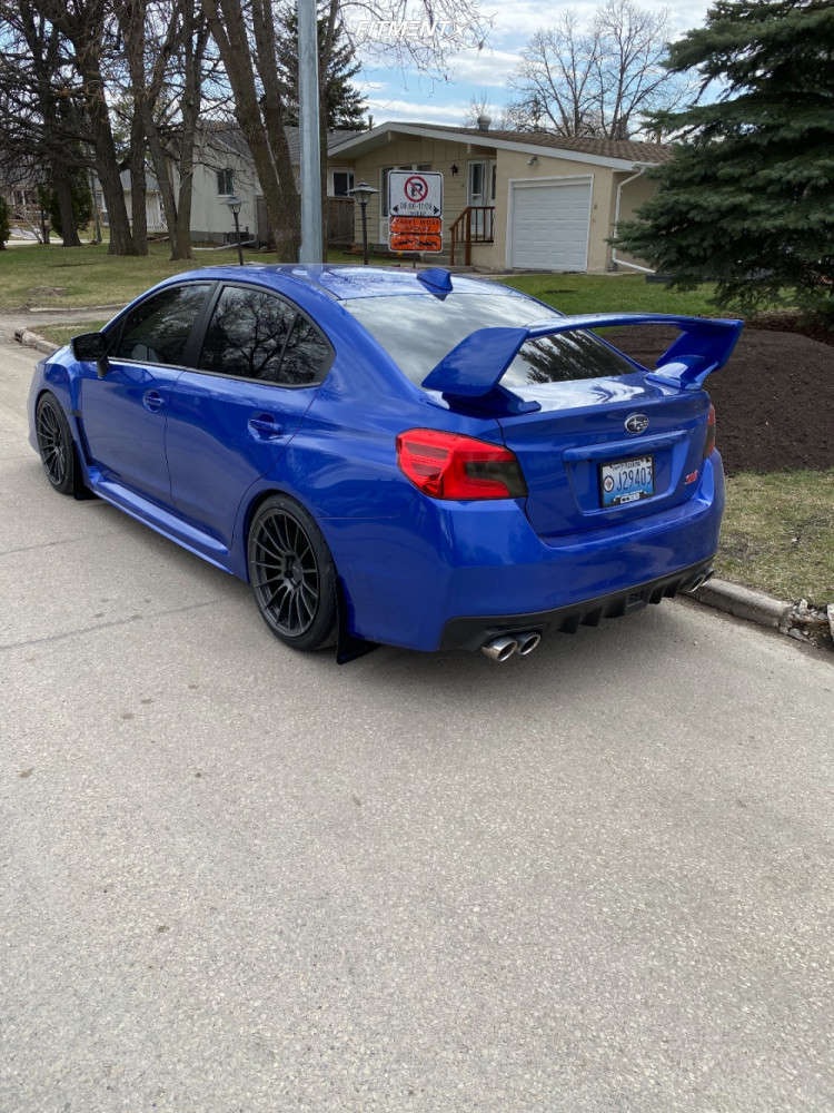 2021 Subaru WRX STI Base with 18x9.5 Enkei Rs05-rr and Firestone 255x35 on  Coilovers | 1687657 | Fitment Industries