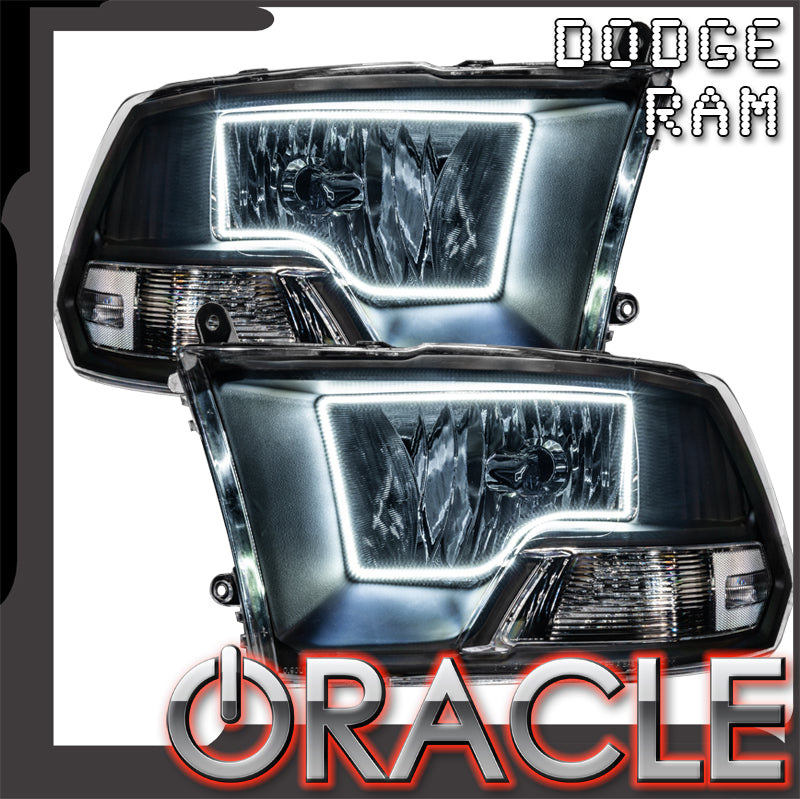 2009-2012 Dodge Ram Non-Sport Pre-Assembled Headlights - Black - Clear –  ORACLE Lighting