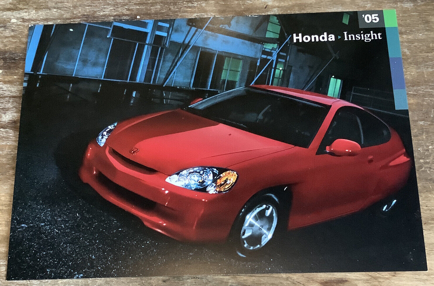 Honda Insight Red-ish In Color 2005 Car Automobile Postcard Unused | eBay