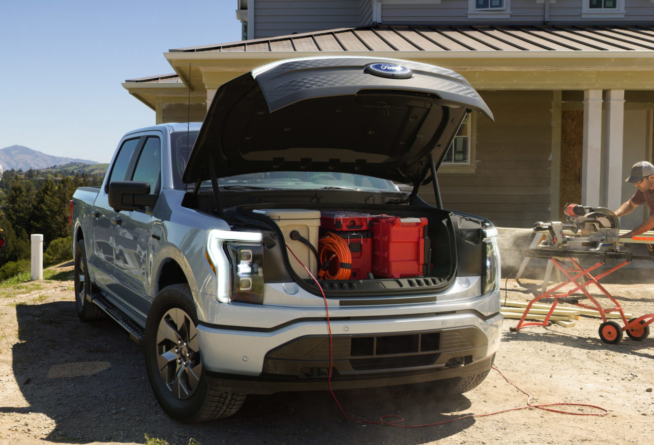 Ford reveals aluminum, fully electric 2022 F-150 Lightning with power  'frunk' | Repairer Driven News