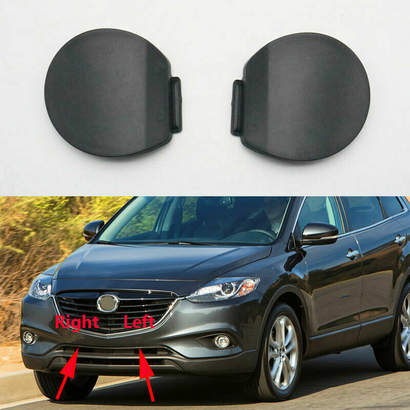 Pair Front Bumper Grille Tow Hook Cover For Mazda CX-9 CX9 2013-2015 | eBay