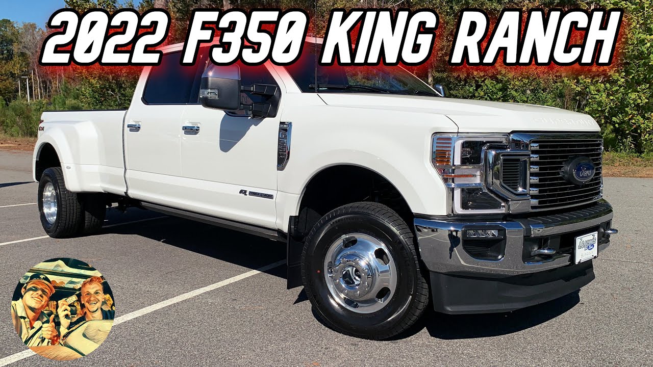 NEW 2022 FORD F350 KING RANCH DUALLY 6.7L: Super Duty Truck of America- Why  Wait For 2023? 720A - YouTube