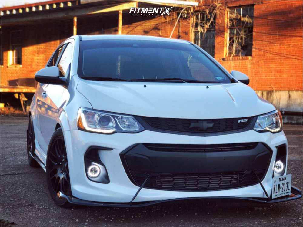 2018 Chevrolet Sonic Premier with 17x7.5 Petrol P6a and General 225x45 on  Lowering Springs | 624833 | Fitment Industries